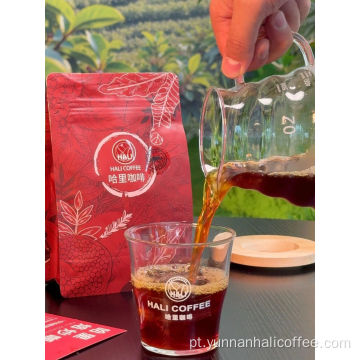 Grãos de café da série Hali Wangshu